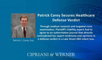 Patrick Carey Secures Defense Verdict
